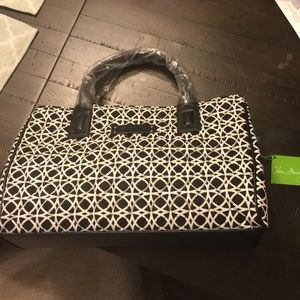 Vera Bradley triple compartment satchel